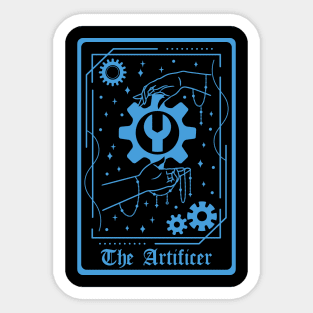 D&D Artificer Class Tarot Card Sticker